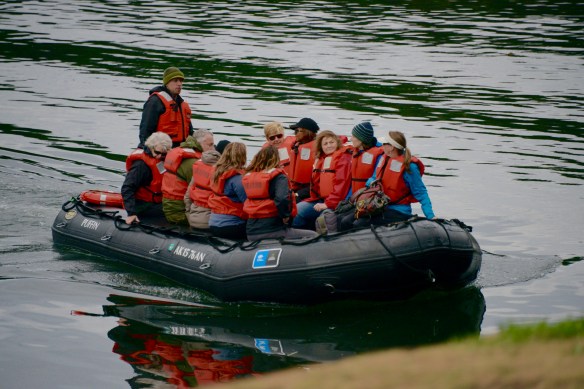 Intrepid explorers getting ready for an interesting hike. 