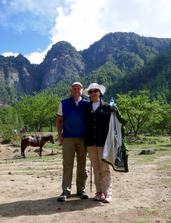 That TINY white dot in the background is our goal. 