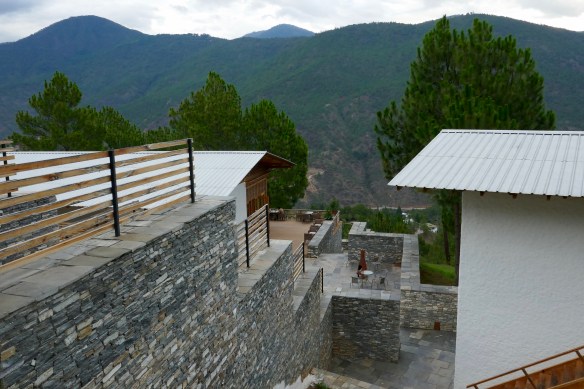 Walk to the bar Dhensa Resort Punakha